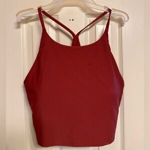 NWOT Old Navy Active Rust Tank Top with Built-in Bra